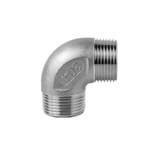 1/8 "1/4" 3/8 "1/2" 3/4 "1" BSPP ذكر الموضوع 304 الفولاذ المقاوم للصدأ 90 درجة الكوع وصلة أنابيب موصل مقرنة (BSP3I8) in Kuwait
