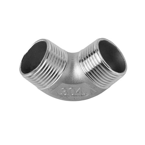 1/8 "1/4" 3/8 "1/2" 3/4 "1" BSPP ذكر الموضوع 304 الفولاذ المقاوم للصدأ 90 درجة الكوع وصلة أنابيب موصل مقرنة (BSP3I8) in Kuwait