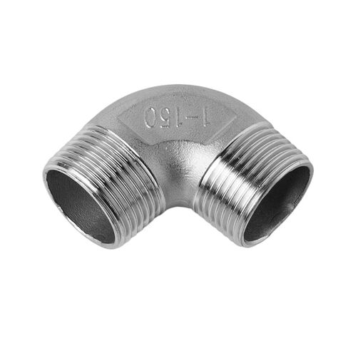 1/8 "1/4" 3/8 "1/2" 3/4 "1" BSPP ذكر الموضوع 304 الفولاذ المقاوم للصدأ 90 درجة الكوع وصلة أنابيب موصل مقرنة (BSP3I8) in Kuwait