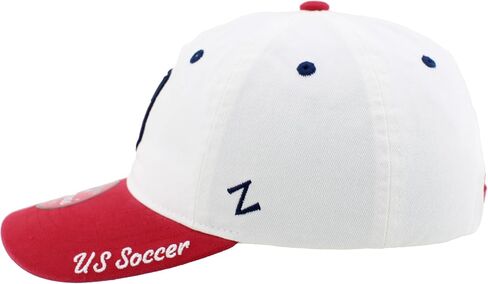 U.S. Soccer Officially Licensed USMNT Women's Adjustable Hat Girlfriend Crest White in Kuwait