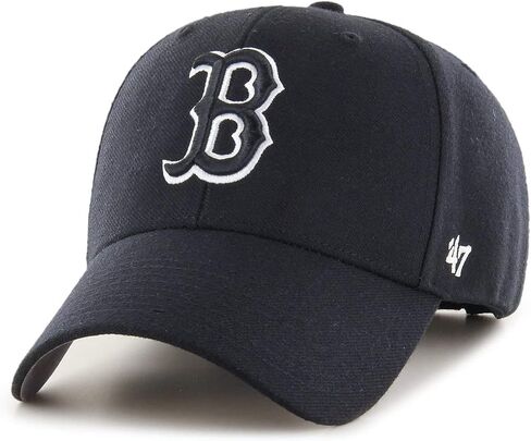 47 MLB Black White MVP Adjustable Hat, Adult One Size Fits All (as1, Alpha, one_Size, Boston Red Sox) in Kuwait