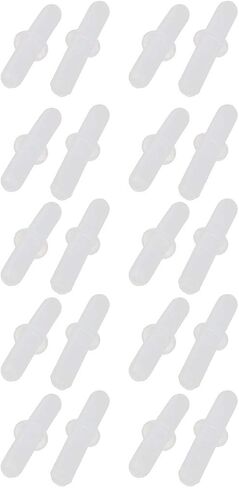 uxcell 20pcs 3mm ID 5mm OD Flexible Straight PVC Connector for Hose Oxygen Pipe in Kuwait