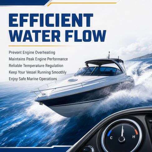 مجموعة دفاعة مضخة المياه 96148A8 لـ MerCruiser Alpha One Gen 1 | يستبدل 46-96148A8، 46-96148Q8، 96148A5، 96148B8 لإصلاح مضخة المياه in Kuwait