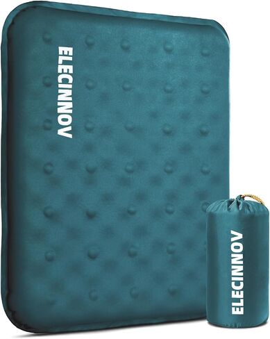 Inflatable Seat Cushion, Self Inflating Memory Foam Stadium Seat Cushion Lightweight Camping Chair Pad Airplane Cushion for Long Flights Outdoor Travel Bleacher Office Car Backpacking (Grey) in Kuwait