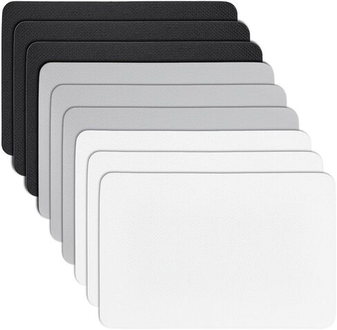BENECREAT 9 Pcs Inflatable Boat Repair Patch, 5.9x3.9 Inch Waterproof PVC Patch for Rafts, Kayaks, Canoes, Swimming Pool, 3 Colors in Kuwait