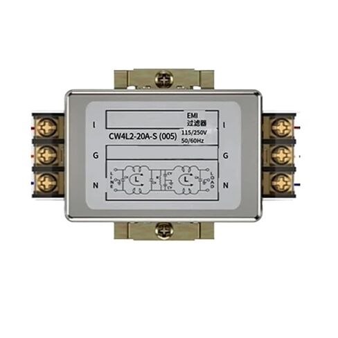 CW4L2-40A-S(005) مرشح طاقة أحادي الطور 220 فولت لإمدادات الطاقة AC EMI المضادة للتداخل CW4L2-40A-S-[Y03A] in Kuwait