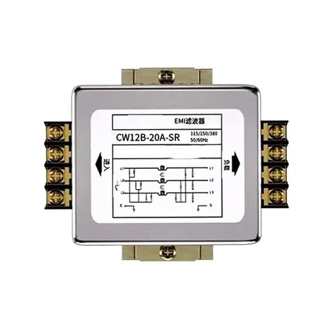 مرشح طاقة ثلاثي الطور ثلاثي الأسلاك CW12B-3A/6A/10/20/30A/40A/60A-SR 380V(CW12B-20A-SR) in Kuwait