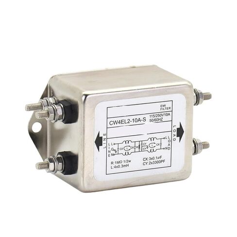EMI Power Filter CW4EL2-10A/20A/30A-S Single Pole Filter Connector Single Phase 220VAC(30A) in Kuwait