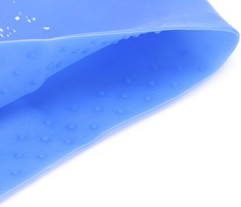 Swim Cap for Long Hair, Silicone Swimming Cap Extra Large Swim Cap for Women Long Thick Hair, Waterproof Swimming Hats for Hair Extensions, Braids (Blue) in Kuwait
