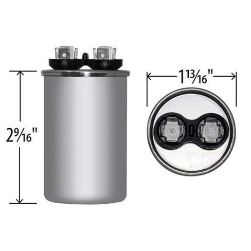 for Essex 5VR0303 1-3/4" x 2-7/8" 30 MFD 370V Pool & Spa Motor Run Capacitor in Kuwait
