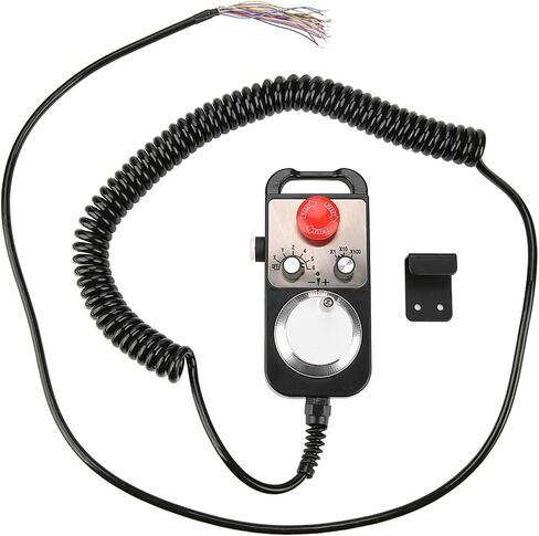 5V Universal Electronic Handwheel Pulse Generator, Premium Material Compact Structure CNC Handheld Pulser with Drive Output Anti Interference, for Zero Position Correction Signal in Kuwait