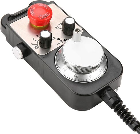5V Universal Electronic Handwheel Pulse Generator, Premium Material Compact Structure CNC Handheld Pulser with Drive Output Anti Interference, for Zero Position Correction Signal in Kuwait