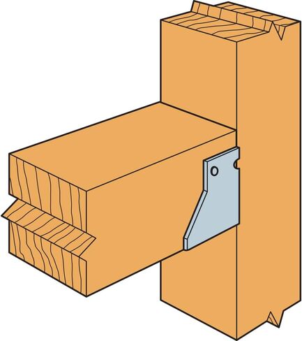 Simpson Strong-Tie HUC44 HUC شماعات رافدة مخفية ذات شفة مجلفنة مثبتة على الوجه لسيارات الدفع الرباعي 4x4 in Kuwait