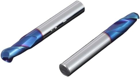 1 قطعة مطحنة نهاية كربيد الأنف الكروية HRC65 2 قاطعة الطحن المزامير R0.5-R6 50L 100L أدوات القطع باستخدام الحاسب الآلي مطاحن الصلب التنغستن (3 قطع، R1.5X4DX50L) in Kuwait