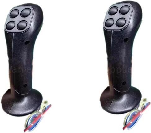 حفارة Sany Zoomlion E320 330 336D2 349E2 مقبض قضيب التشغيل رأس التروس مقبض التحكم الإلكتروني الغراء الدوار (5 أزرار) in Kuwait