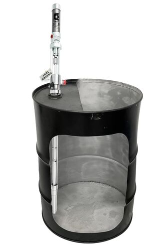 COSMOSTAR P0205 2:1 Air Operated Pneumatic Piston Pump for 55 Gallon Drum Teflon Packing Polyurea Transfer Pumps, Compatible with T1(256200)/IP02 (810203) Supply Pump in Kuwait