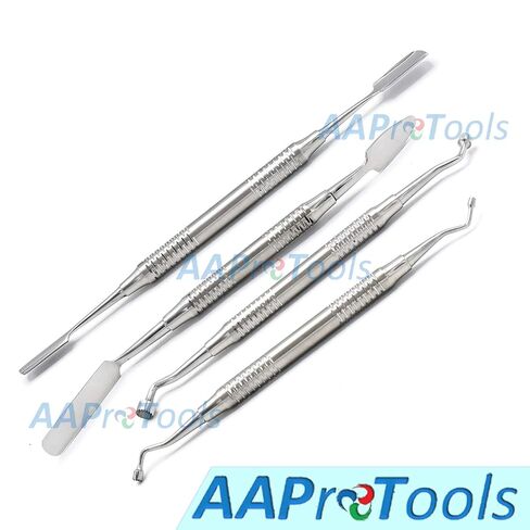 PRF Set of Bone Carrier Spoon Dental Kit Dental Instrume Silver DN-2191 in Kuwait