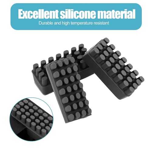8pcs P2S Nozzle Wiper Kit, High-Temperature Resistant Nozzle Cleaner Replacement with Silicone Brushes & Aluminum Alloy Mounts for Bambu Lab P2S in Kuwait