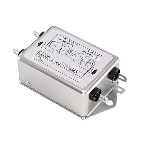 Power EMI Filter CW4L2-3A-T CW4L2-20A-T Single Phase AC 115V / 250V 20A 50/60HZ for Cutting Engraving Machine and Marking(CW4L2-3A-T) in Kuwait