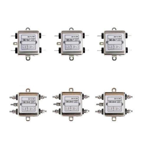 مرشح طاقة تيار متردد أحادي الطور 220 فولت تيار متردد EMI مرشح CW3-10A-S/T 10A 20A 30A منقي مضاد للتدخل CW3-20A-T CW3-30A-T CW3-30A(CW3-30A-T) in Kuwait