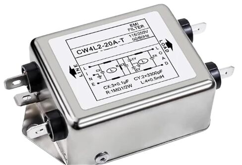 CW4L2-20A-T Anti-Interference AC 220V Power Filter EMI Circuit Purifier CW4L2 in Kuwait