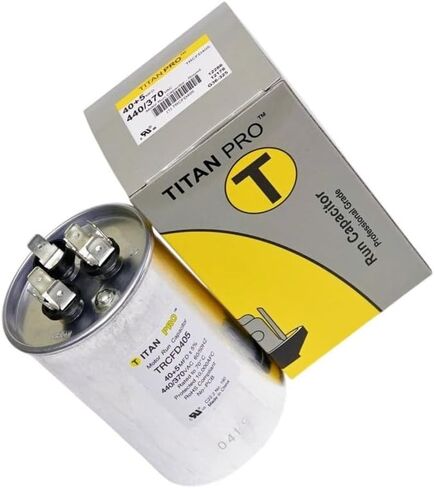 TitanPro TRCFD405 HVAC مكثف تشغيل المحرك المزدوج. 40/5 مفد / فائق التوهج 440/370 فولت in Kuwait
