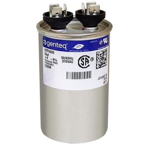 (2) حزمة - Genteq 97F9606-25 فائق التوهج MFD 370 فولت VAC Genteq استبدال مكثفات التشغيل الدائرية in Kuwait