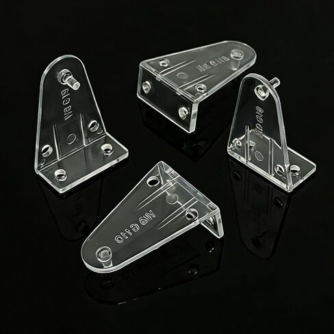 4 Pack 2 Inch Blinds Hold Down Brackets Clear Blind Bottom Rail Clips | Plastic Invisible Door Blinds Bottom Rail Holder for Horizontal Blinds Shades Windows Doors with Screws in Kuwait