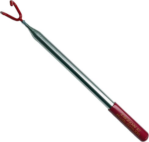 جهاز استرداد أقراص الجولف InZone Kwik-Stik XXL مع خطاف مزدوج - خفيف الوزن وقابل للطي ومتعدد الاستخدامات لسهولة استعادة القرص من الأشجار والمياه والأسطح والمزيد! in Kuwait