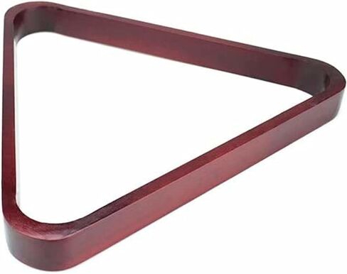 Brybelly Billiard Ball Rack Set - Diamond and Triangle Pool Racks for 8-Ball and 9-Ball Games - Mahogany Stain Wood, Official Regulation Size Pool Table Accessories in Kuwait