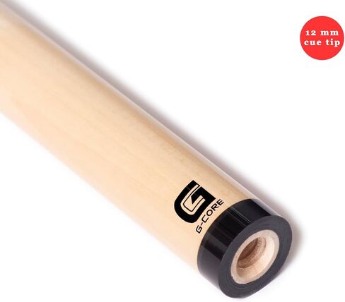 McDermott G-Core Billiard Pool Cue Shaft, Black Collar, 3/8"-10, 12 mm cue tip in Kuwait