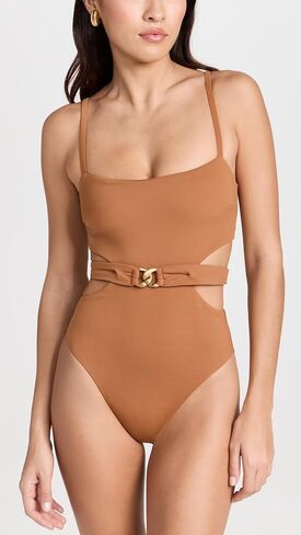 Vitamin A Women's Luxe Link Belted One Piece in Kuwait