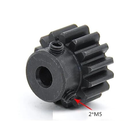 Steel Heavy Duty Motor Pinion Gear Spur Gear Pinion 1.5M 12T 12Teeth Mod .5 Width 12mm Bore 5-8mm Teeth Steel Major CNC Rack Transmission(6.35mm) in Kuwait
