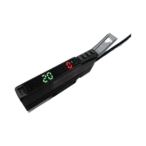 Dual Digital Display Fiber Optic Amplifier CQ-V51 high Speed and Sensitive with Conventional line Sensing Head(NPN) in Kuwait