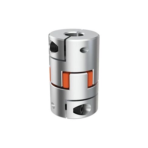 LF-B-D65L90 Aluminum Shaft Coupler Jaw Plum Spider Clamping Type Motor Coupling 14mm to 38mm 1Pcs(17x24) in Kuwait