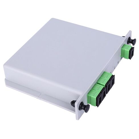 ViaGasaFamido PLC مقسم الألياف البصرية 1x4 SC وضع واحد مقسم بصري منخفض الخسارة 1260-1650nm لمشروع الأسلاك المنزلية الشبكة المحلية البصرية in Kuwait