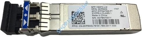 16g sfp Switch 0KP9WG SFP-16GFC-LW AFCT-57F3TMZ-FT FC 16G SFP+ LW 1310nm 10km DOM LC SMF/16G 10KM Fiber Adapter in Kuwait