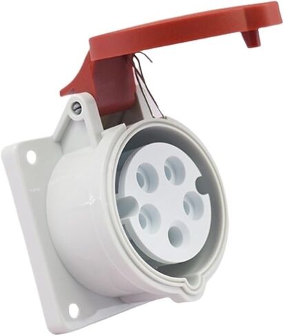Factory IP44 Waterproof 32A Industrial Plug Socket 5-core Exposed and Concealed Aviation JH325J in Kuwait