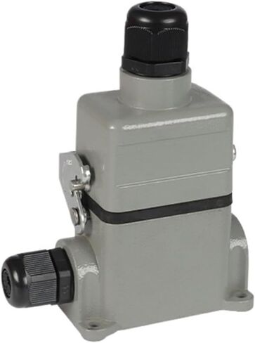 Industrial Aviation Plug Socket HE Bottom High Cover Side Hot Runner Rectangular Heavy-Duty Connector(HE6coresinglebuckletopout) in Kuwait