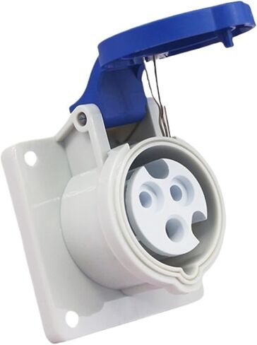 IP44 Waterproof 32A Industrial Plug Socket 3-core Surface Mounted Concealed Aviation JH323J Flame Retardant Triangular in Kuwait