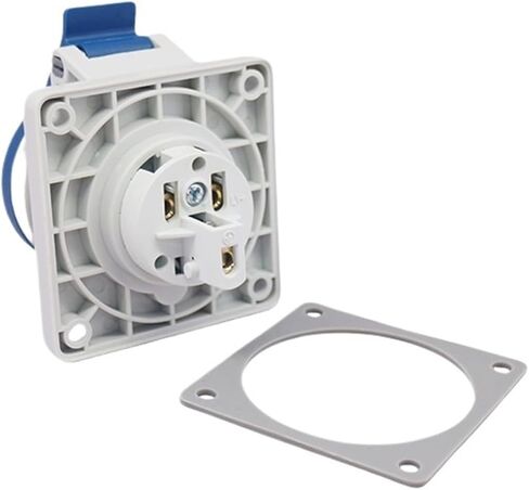 IP44 Waterproof 32A Industrial Plug Socket 3-core Surface Mounted Concealed Aviation JH323J Flame Retardant Triangular in Kuwait