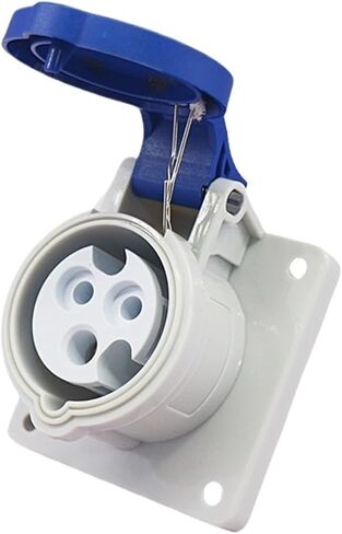 IP44 Waterproof 32A Industrial Plug Socket 3-core Surface Mounted Concealed Aviation JH323J Flame Retardant Triangular in Kuwait