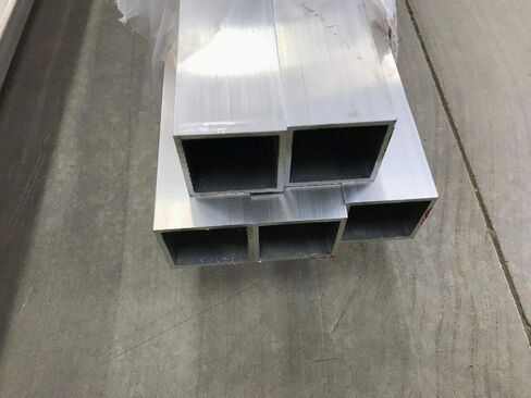 2 1/2" X 2 1/2" X 1/4" Wall 6061 T6 Aluminum Square Tube 12" Piece in Kuwait