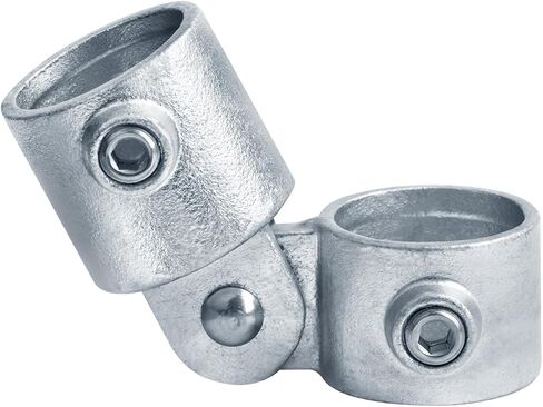 4 PCS Single Swivel Socket Structural Pipe Fitting, Fits 1" Nominal (OD 1.315") Galvanized Pipe in Kuwait