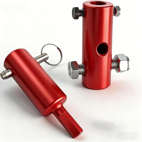 EZ-Crank Trailer Jack Drill Adapter - Heavy Duty Power Drill Crank Handle for 1" Handle Studs, 10X Faster Operation Tool for Flatbed & Livestock Trailers in Kuwait