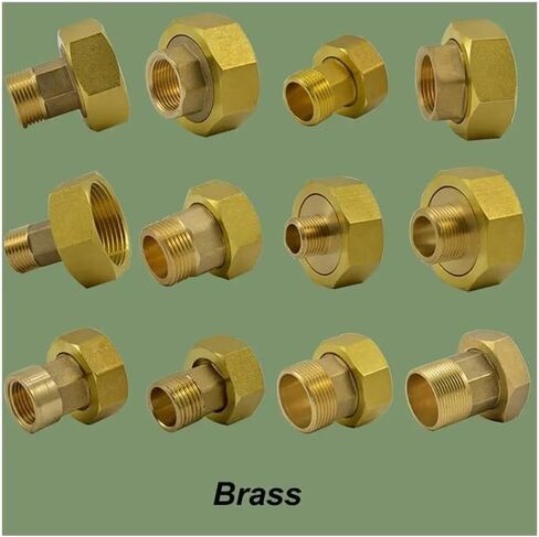 2" Female To 1-1/2" Male Hex Brass Union Pipe Fitting Water Gas Oil For Water Meter in Kuwait