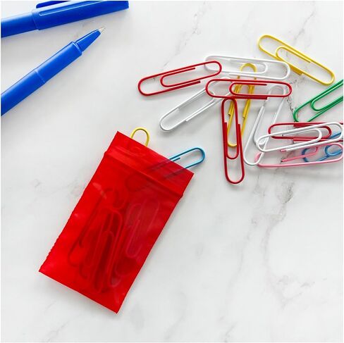 Plymor 2" x 3" (Pack of 100), Red 2 Mil Zipper Reclosable Plastic Bags in Kuwait
