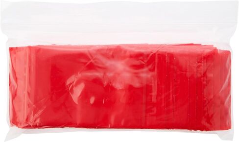 Plymor 2" x 3" (Pack of 100), Red 2 Mil Zipper Reclosable Plastic Bags in Kuwait