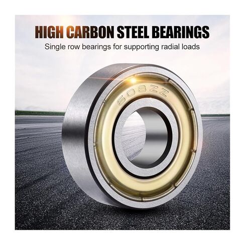 Small Sealed Steel Ball Bearing 10pcs Ball Bearings High Carbon Steel Miniature for Skateboard 3D Printer Skate(625ZZ) in Kuwait