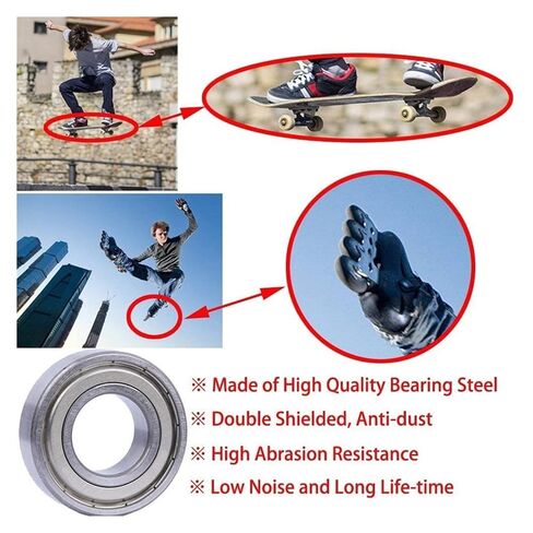 Small Sealed Steel Ball Bearing 10pcs Ball Bearings High Carbon Steel Miniature for Skateboard 3D Printer Skate(625ZZ) in Kuwait